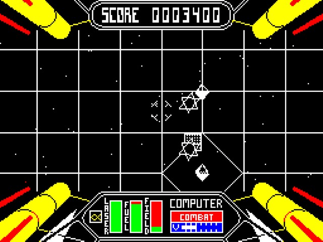 Starstrike I & II title screen for ZX Spectrum